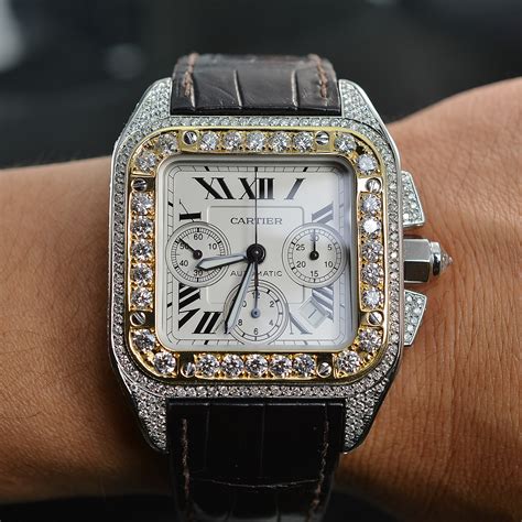 cartier santos xl chronograph.